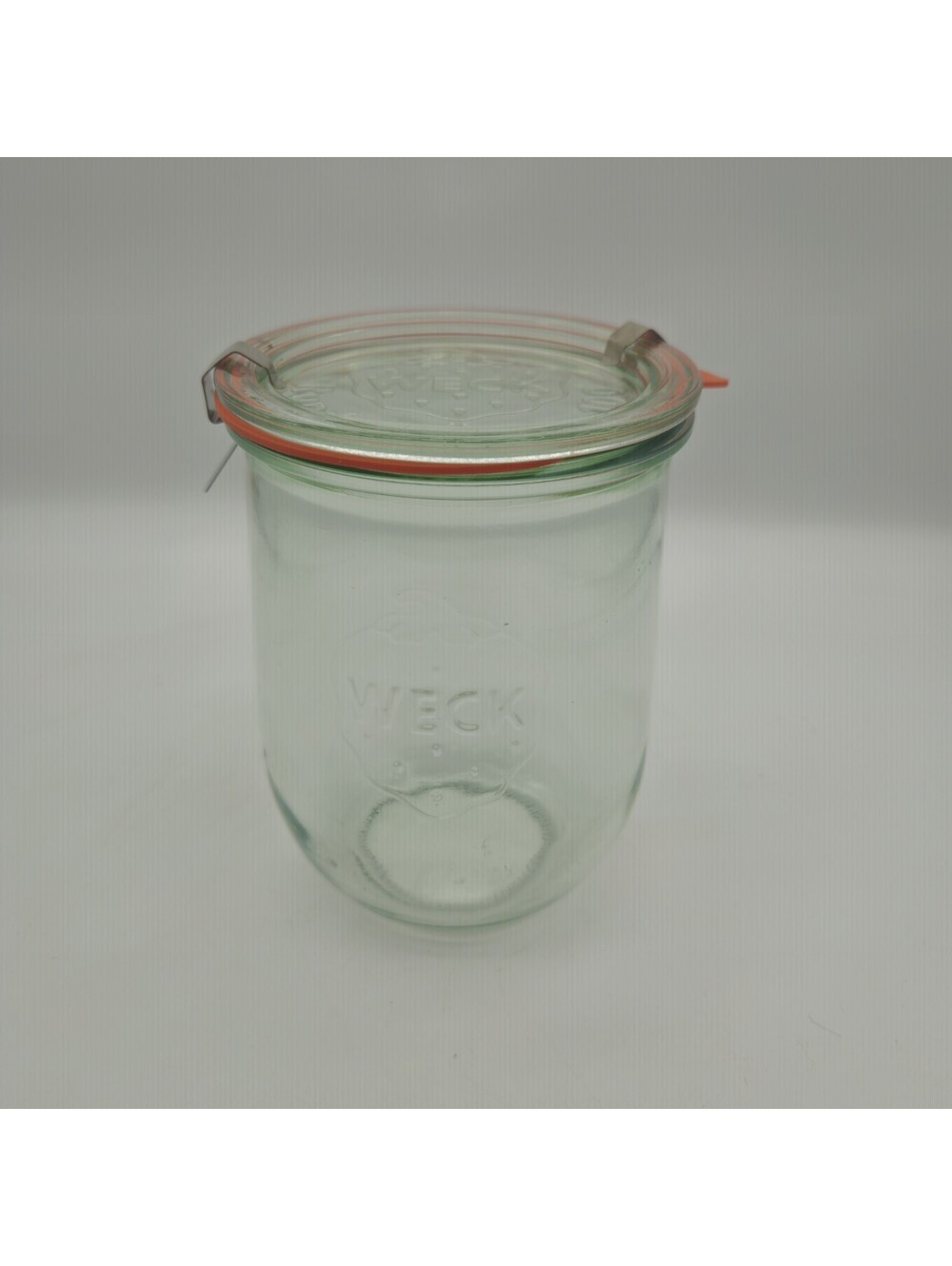 WECK 745 Tulip Clear Glass Jar w/ Lid & Clamps Sourdough Starter Canning